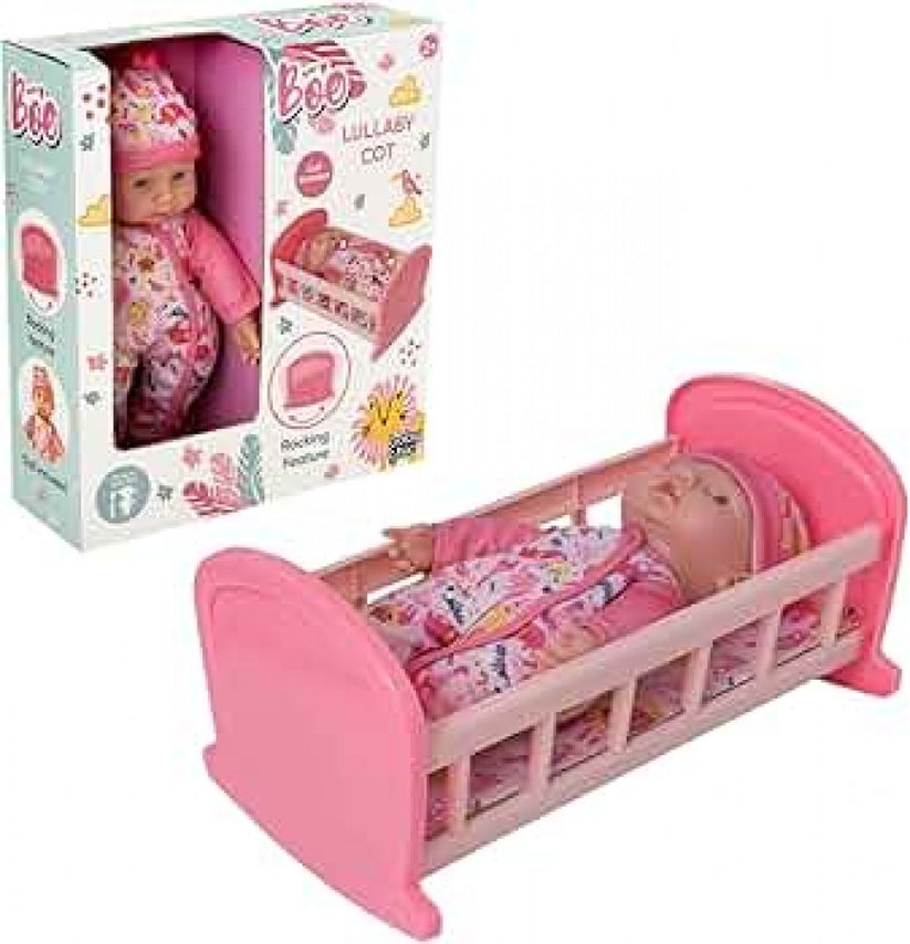Baby Boo Lullaby Cot With Doll