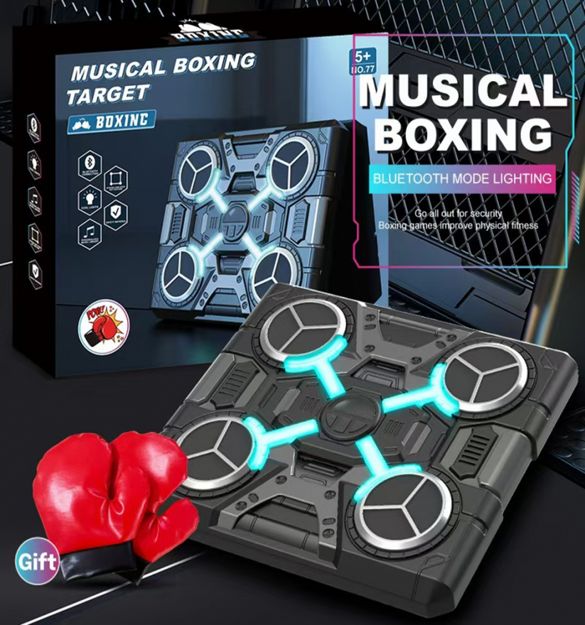 2025 Music Boxing Machine Smart Boxing Machine Wall Mounted Music Boxing Target